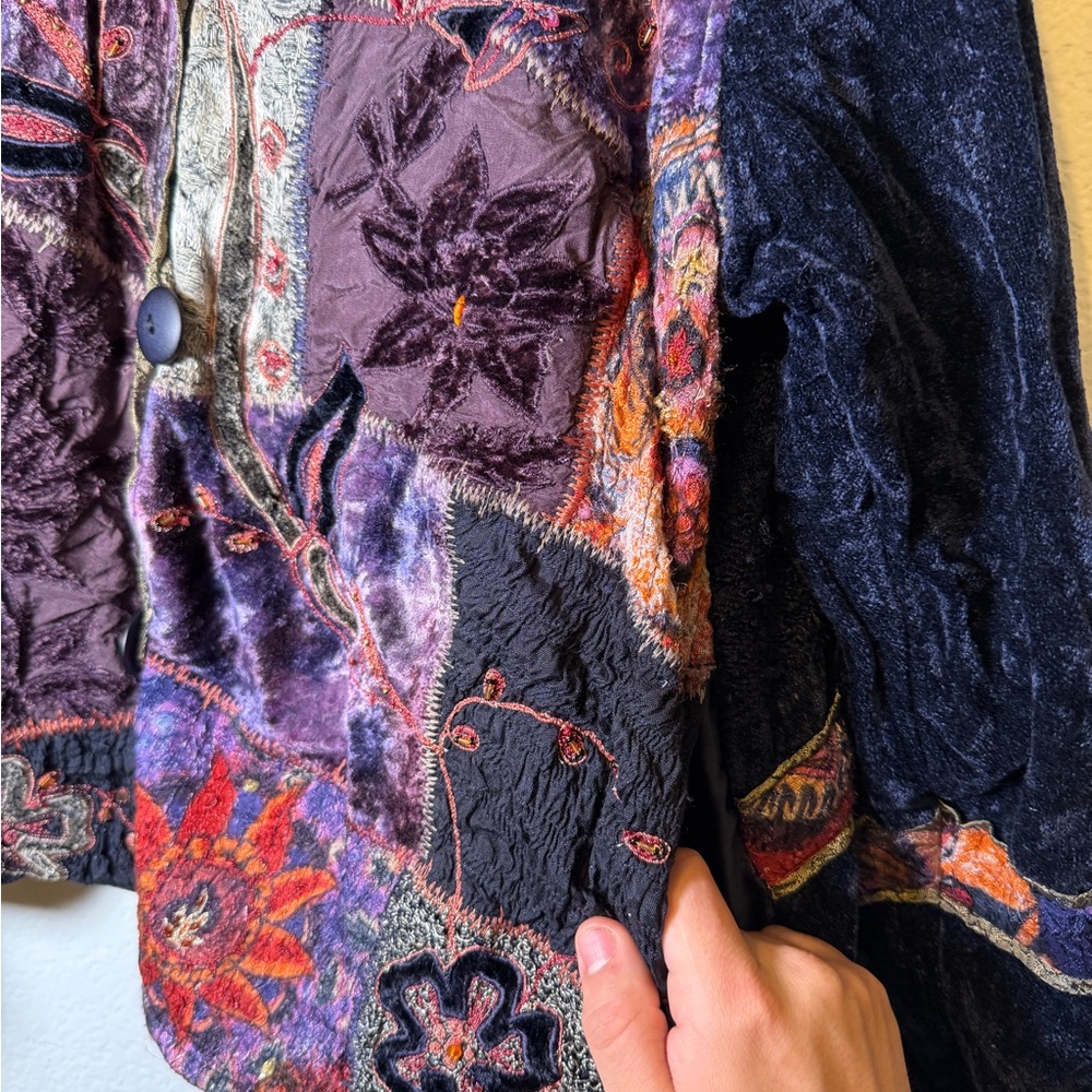 Drapers & Damons Petite Women Vintage Floral Patchwork - Picture 6 of 6